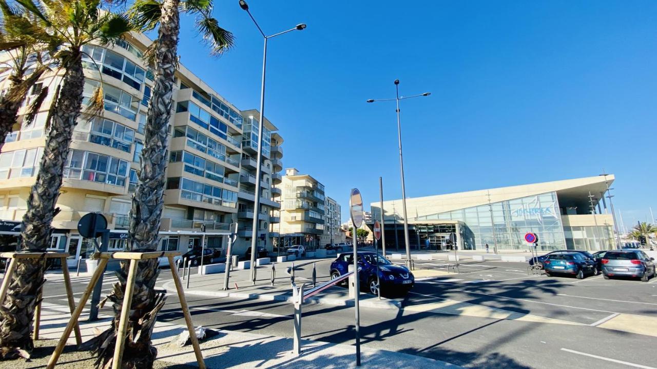 "Chill" Magnifique Vue Sur La Mer Et Le Port Au Coeur De La Ville En Premiere Ligne Canet-en-Roussillon Kültér fotó